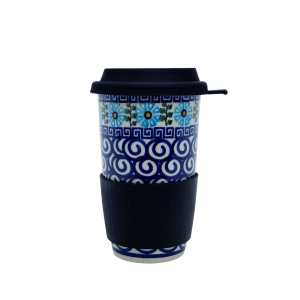 Kubek podróżny z silikonem (A281 D38)      