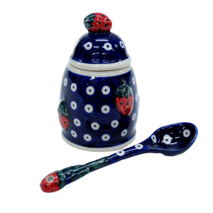 Pojemnik na dżem TRUSKAWKA (A471 D22)  