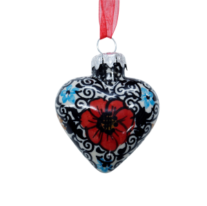 Bombka choinkowa serce (A457 D66)