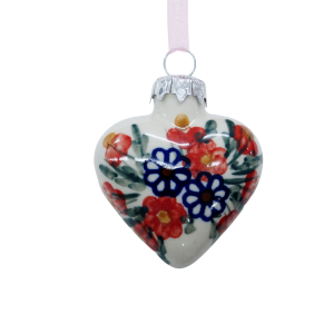 Bombka choinkowa serce (A457 D68)