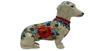 Figurka jamnik Kajtek pies myśliwski  (A461 D60)