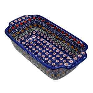 Forma ceramiczna z uszami do pieczenia chleba III (A182 D1)