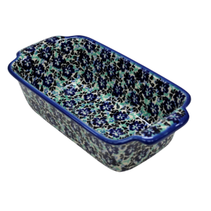 Forma ceramiczna z uszami do pieczenia chleba III (A182 D87)