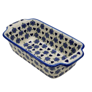 Forma ceramiczna z uszami do pieczenia chleba III (A182 D89)