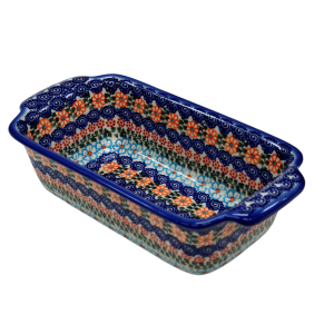 Forma ceramiczna z uszami do pieczenia chleba III (A182 D35)