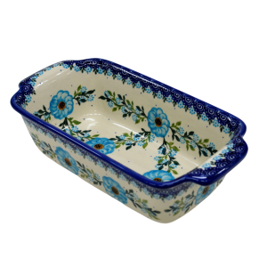 Forma ceramiczna z uszami do pieczenia chleba III (A182 D58)
