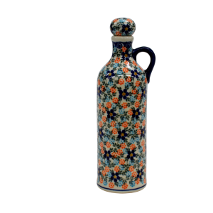 Butelka ceramiczna z korkiem mała 0,6l (A64 D83)