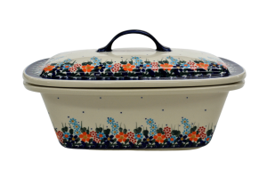 Garnek / brytfanna do zapiekania z pokrywą (A464 D23)