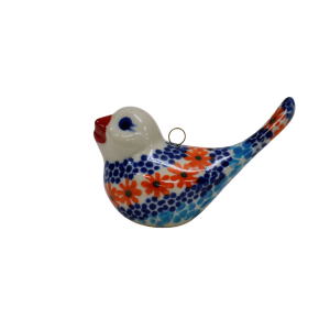 Ptaszek ceramiczny zawieszka bombka (A313 D69)
