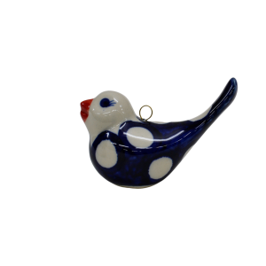 Ptaszek ceramiczny zawieszka bombka (A313 D64)