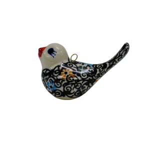 Ptaszek ceramiczny zawieszka bombka (A313 D66)