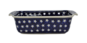 Forma ceramiczna z uszami do pieczenia chleba III (A182 D46)