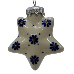 Bombka bolesławiecka GWIAZDKA (A489 D53)