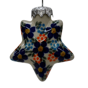 Bombka bolesławiecka GWIAZDKA (A489 D83)