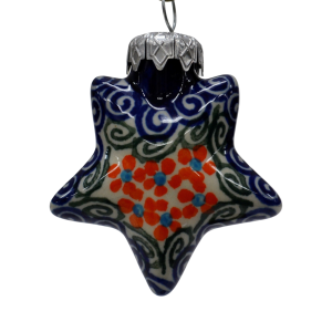 Bombka bolesławiecka GWIAZDKA (A489 D5)