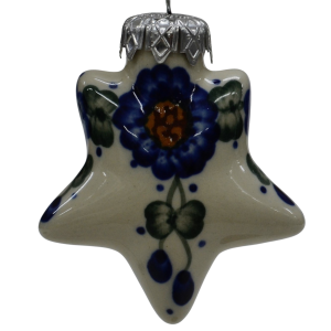 Bombka bolesławiecka GWIAZDKA (A489 D40)