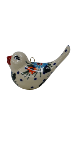 Ptaszek ceramiczny zawieszka bombka (A313 D91)     