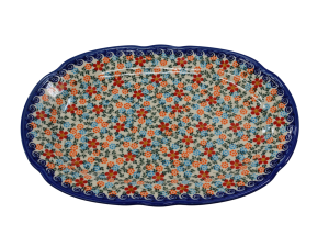 Półmisek owalny z reliefem (A262 D54)   