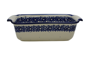 Forma ceramiczna z uszami do pieczenia chleba III (A182 D51)