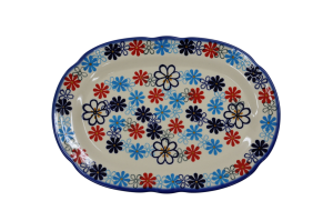 Półmisek owalny z reliefem (A262 D44)   