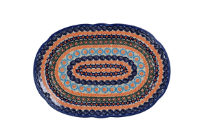 Półmisek owalny z reliefem (A262 D77)    