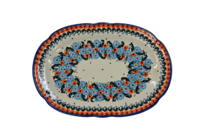 Półmisek owalny z reliefem (A262 D91)       