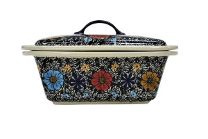 Garnek / brytfanna do zapiekania z pokrywą (A464 D66)   