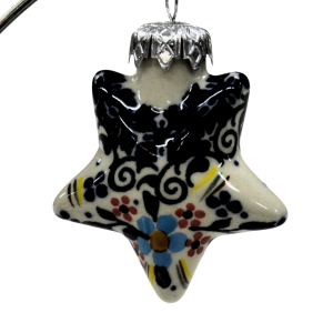 Bombka bolesławiecka GWIAZDKA (A489 D59)  