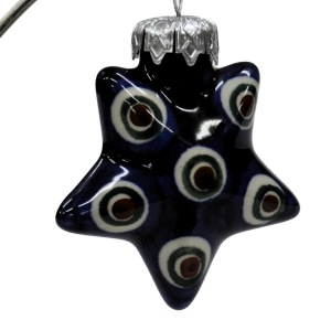 Bombka bolesławiecka GWIAZDKA (A489 D43)  