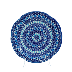 Talerz obiadowy płytki z reliefem 27,5 cm (A257 D98)