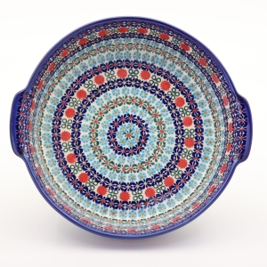 Półmisek ceramiczny okrągły z uszami (A525 D30)    