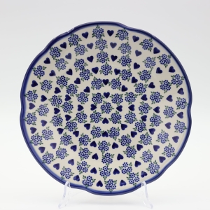 Talerz obiadowy płytki z reliefem 27,5 cm (A257 D89)