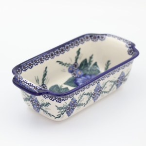 Forma ceramiczna z uszami do pieczenia chleba III (A182 D74) 