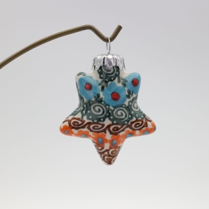 Bombka bolesławiecka GWIAZDKA (A489 D62)    