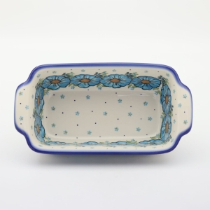 Forma ceramiczna z uszami do pieczenia chleba III (A182 D102)  