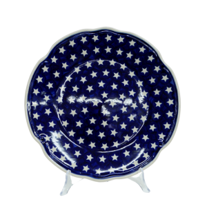 Talerz obiadowy płytki z reliefem 27,5 cm (A257 D46)