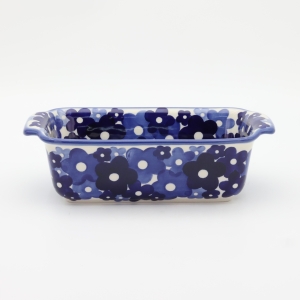 Forma ceramiczna z uszami do pieczenia chleba III (A182 D126)  