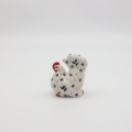 Kura ceramiczna figurka A280 D122 – ręcznie malowana ceramika bolesławiecka w tradycyjnym wzorze, dekoracyjna ozdoba stołu lub kuchni.