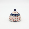 Cukiernica z pokrywką BELL A78 D139 – ręcznie malowana ceramika bolesławiecka w tradycyjnym wzorze, elegancka i praktyczna do podawania cukru.
