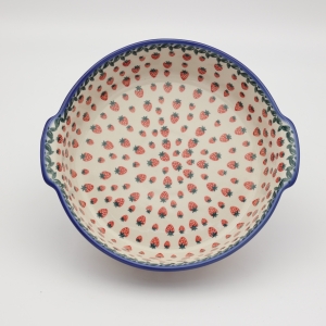 Półmisek ceramiczny okrągły z uszami (A525 D139)         