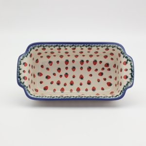 Forma ceramiczna z uszami do pieczenia chleba III (A182 D139) 