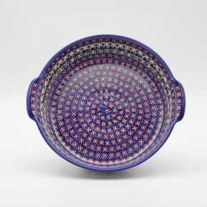 Półmisek ceramiczny okrągły z uszami (A525 D21) 