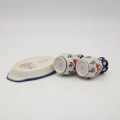Oryginalny stempel producenta z Bolesławca na spodzie ceramicznej tacki.