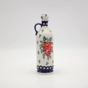 Butelka ceramiczna z korkiem duża 0,8l (A67 D144) 