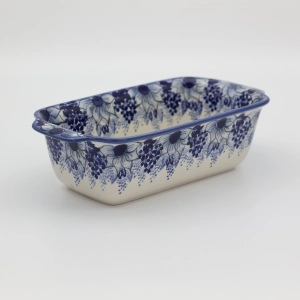 Forma ceramiczna z uszami do pieczenia chleba III (A182 D118)
