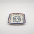 Elegancka ceramiczna tacka prostokątna Bolesławiec – unikatowa ceramika użytkowa na Twój stół.
