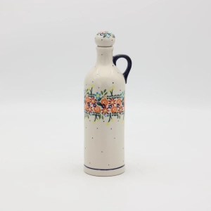 Butelka ceramiczna z korkiem mała 0,6l (A64 D55) 