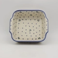 Ceramiczne naczynie do zapiekania z uszami z Bolesławca.