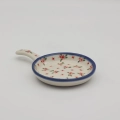 Ręcznie malowana mała patelnia ceramiczna z Bolesławca.