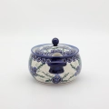 Ręcznie malowana waza ceramiczna BUFET 1l z Bolesławca.